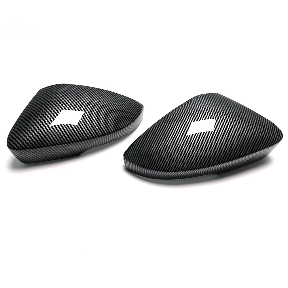 Kap achteruitkijkspiegel Carbon Fiber/Glans Zwart Voor Ford Voor Fiesta Voor MK7 2008-2017 Side Wing Deur Achteruitkijkspiegel Cover Caps Afdekkappen buitenspiegels (Kleur : Gloss Black