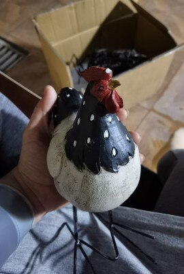 Résine poule jardin animaux décoration extérieure Vintage Style français
