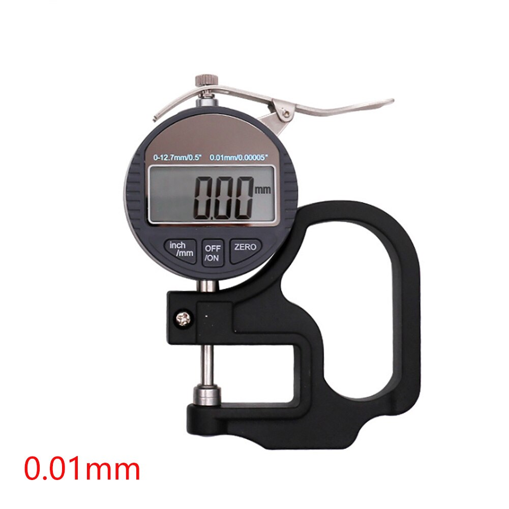 0-12.7Mm Handheld Micrometer Film Dikte Gauge Meten Meter Voor Papier Elektronische Digitale Lcd-scherm Lederen Sieraden