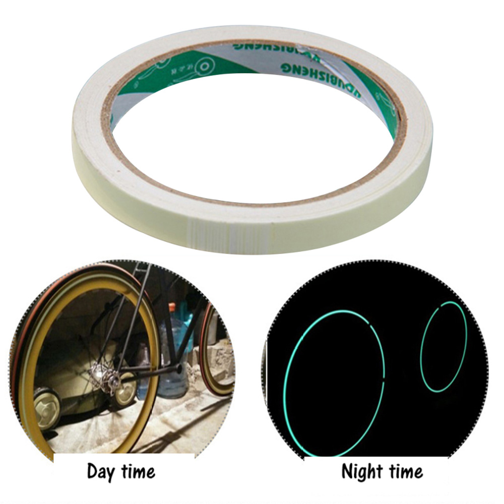 1.5cm*3m Luminous Fluorescent Night Self-adhesive Glow In The Dark Sticker Tape Safety Security Home Decoration Warning Tape