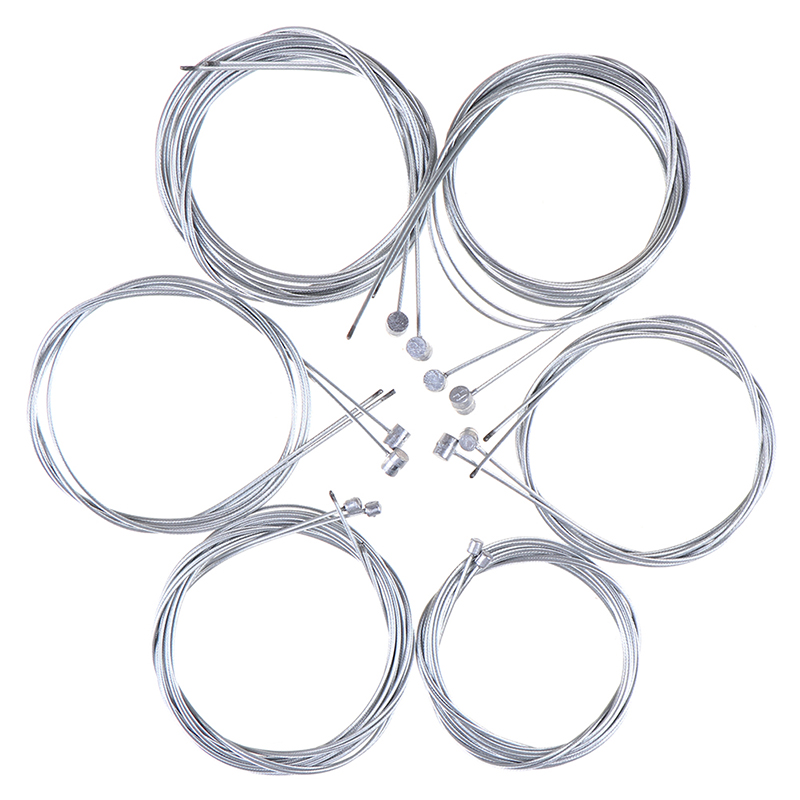 2 stk cykel gear kabel universal mtb landevejscykel cykel indre bremse kabel kerne wire bremse linje kabler tilbehør
