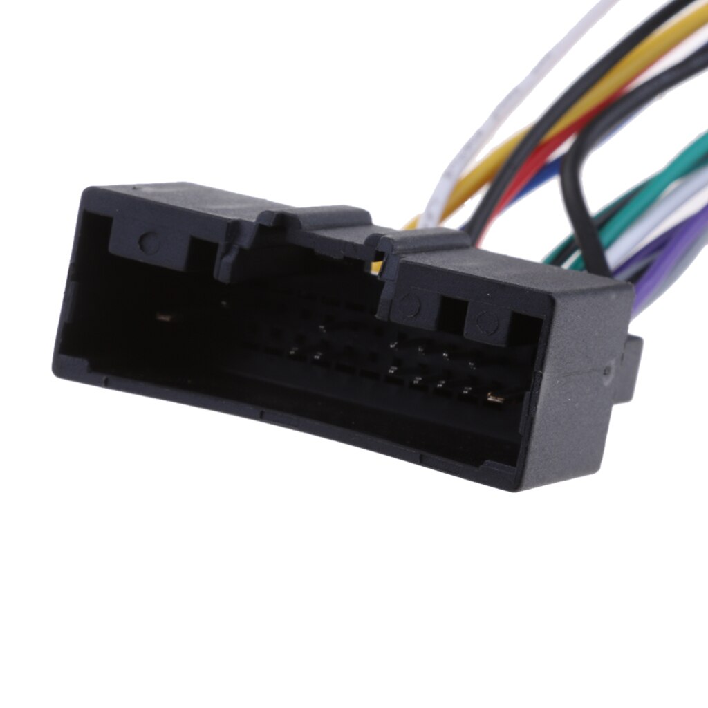Car Radio Stereo Wiring Harness Adapter ISO Converter Wire Cable for Ford Fiesta car vehicle radio adapter plastic