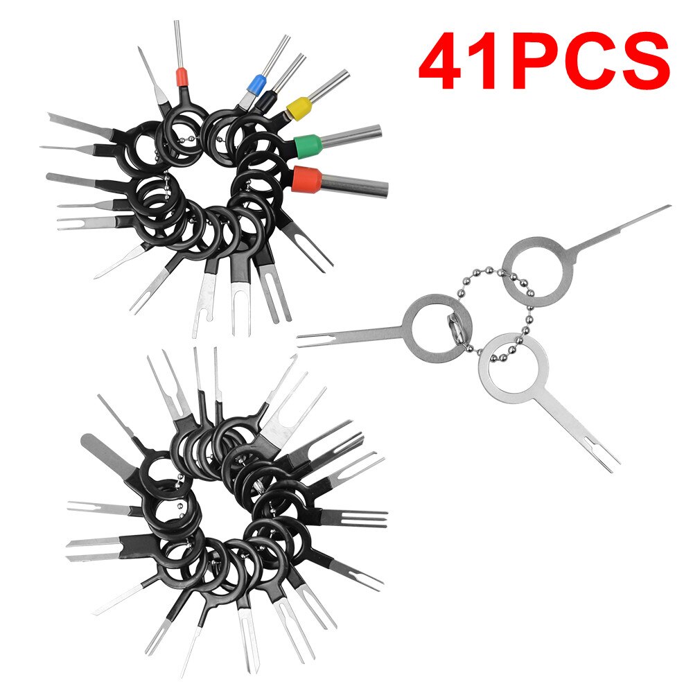 Car Terminal Removal Tool Electrical Wiring Crimp Connector Pin Extractor Kit Automobiles Terminal Repair Terminals Removal Tool
