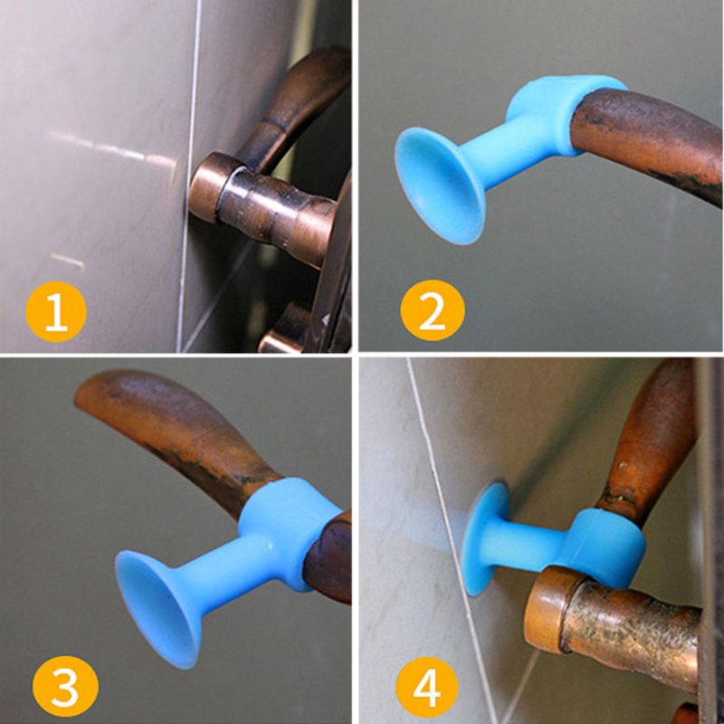 Pomo de silicona para puerta, tope Protector para parachoques de pared, tope Protector anticolisión para puertas