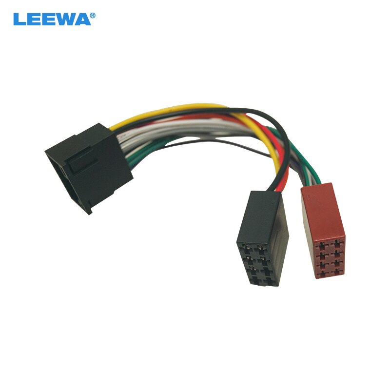 Leewa bil stereo radio konvertering stik adapter til chery chevrolet 16 pin til iso originale hovedenheder ledningsnet  #ca6207