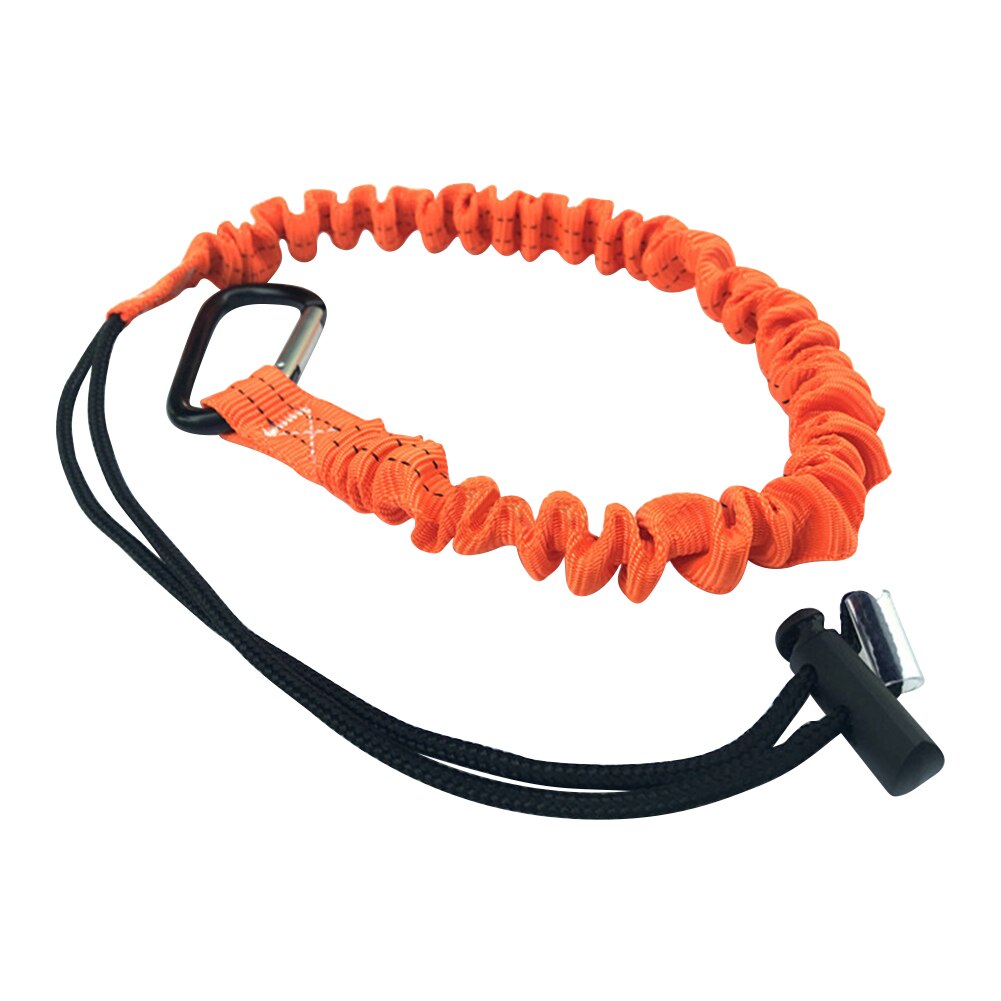 Buitenklimmen karabijnhaak gereedschap lanyard elastisch telescopisch veiligheidstouw intrekbaar klimgereedschap touw klimaccessoires: Default Title