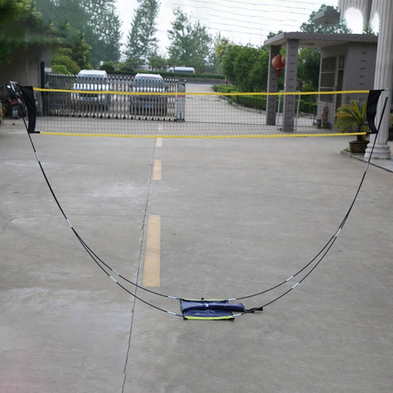 Standaard Draagbare Vouwen Beweegbare Tennis Indoor En Outdoor Badminton Netto Rack Ouder-kind Badminton Familie Workout Fitness