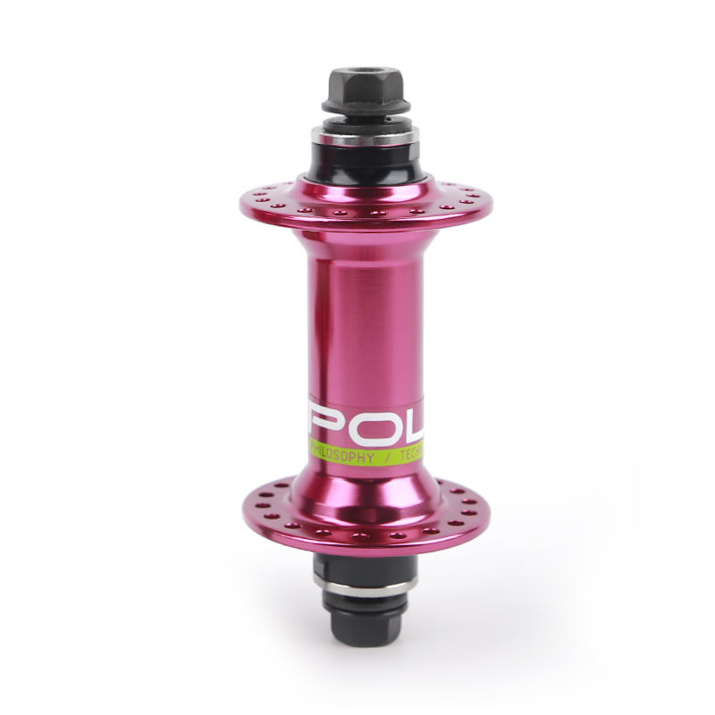 POLSO BH002F BMX Cubo dianteiro de bicicleta alumínio Aolly 36 furos 2 rolamentos Cubo de bicicleta: ROXO