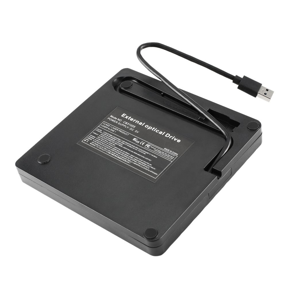 USB 3.0 DVD Recorder External Optical Drive DVD Burner Slim Ultra DVD-ROM Player Portable Sucker Driver for Notebook Laptop