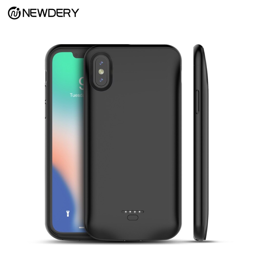 Capa de celular newdery para iphone, caixa de suporte para ouvir música, para iphone x, xs, max, xr, 6s + 7 + 8 + 5 se 5S capa de telefone do carregador, para iphone se 6 6s 7 8 plus