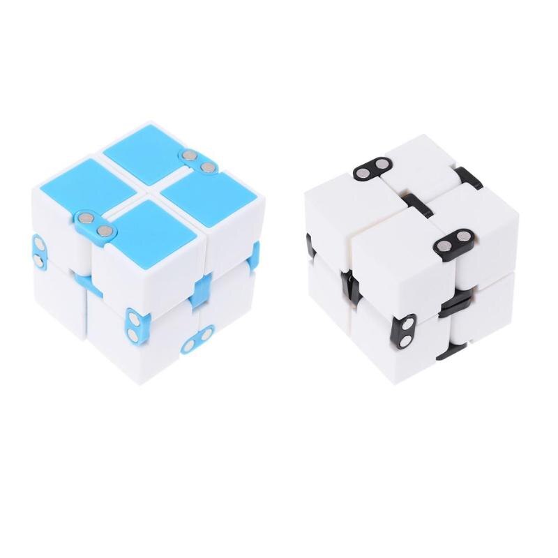 Kids Infinity Cube Magic Anti-stress Spinner Cube Hand Puzzel Uitbreiden Relief Stress Speelgoed voor Kinderen Magische Vinger Spinner