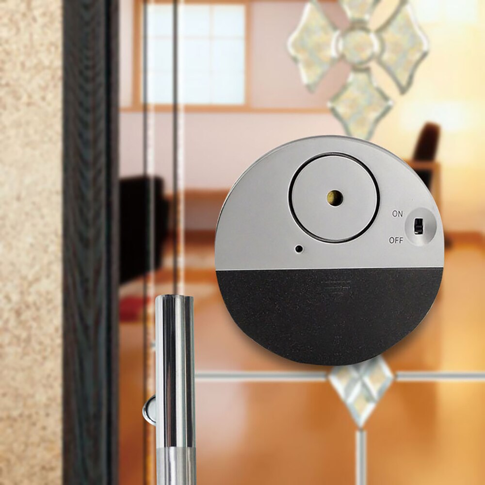 100DB Wireless Electronic Vibration Detector Cabinet Door Window Vibration Sensor Alert Security Alarm Detector Easy to install