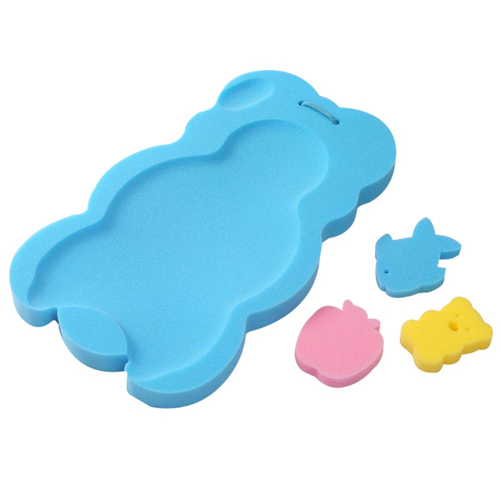 Baby Anti-slip Sponge Foam Pad Imitation Of Uterus Environment Baby Bath Tub Bathing Pad Infant Shower Baby Care: F