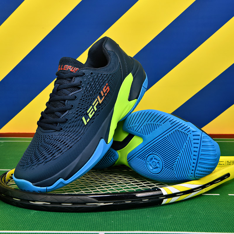 Chaussures de Badminton respirantes pour hommes et femmes, baskets de Tennis à lacets, antidérapantes, chaussures d'entraînement athlétique, de volley-ball