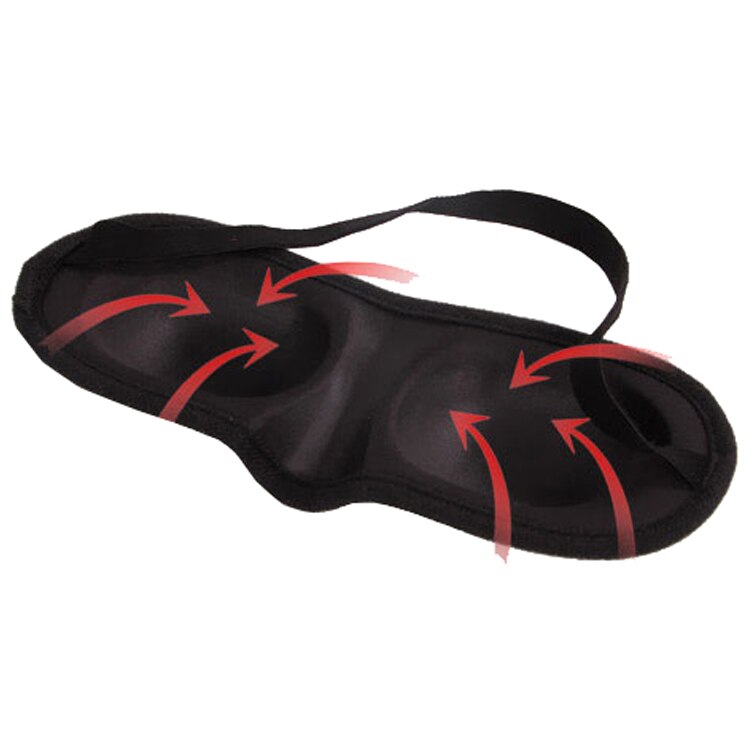 Comfortable 3D Eye Mask Sleep Soft Padded Shade Cover Travel Rest Relax Sleeping Blindfold Black Sleep Aid Eye Mask Blinder