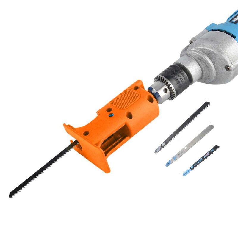 DANIU Cordless Reciprocating Saw Wood Metal Cutter Saw Attachment Adapter Electric Drill Hand Tool