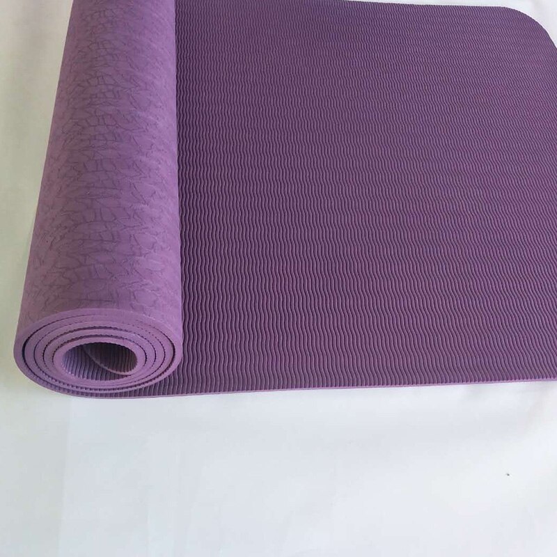 6Mm Tpe Antislip Yoga Mat Geschikt Voor Fitness Smaakloos Sport Mat Yoga Zak Yoga Riem