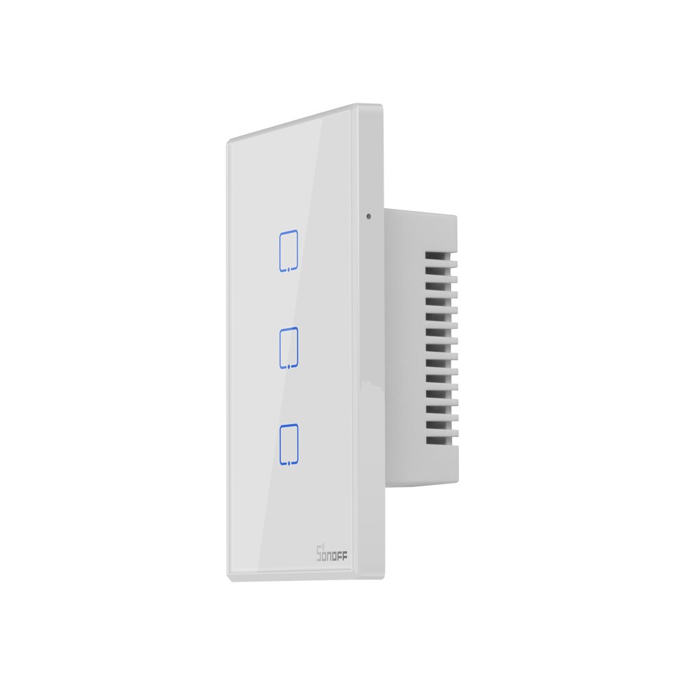 Sonoff-interruptor inteligente TX T0 T2 T3 US, 1, 2, 3 Entradas, Wifi, inalámbrico, de pared, con temporizador, funciona con la aplicación eWelink, Alexa