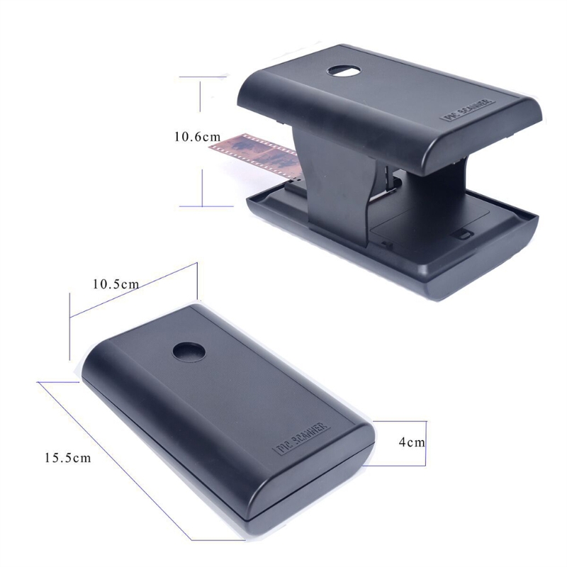 Convertitore Scanner per diapositive a pellicola 35mm/135mm TON169 Scanner portatile per Film vecchi converte diapositive e negativi in JPEG