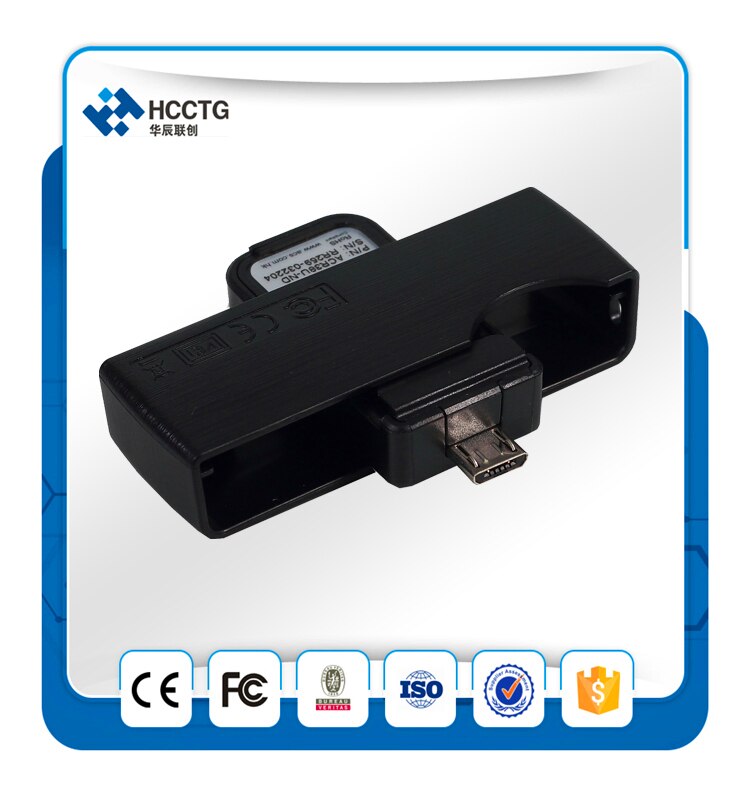 Micro USB PocketMate II Mobile EMV Android Tablet Smart Card Reader ACR38U-ND