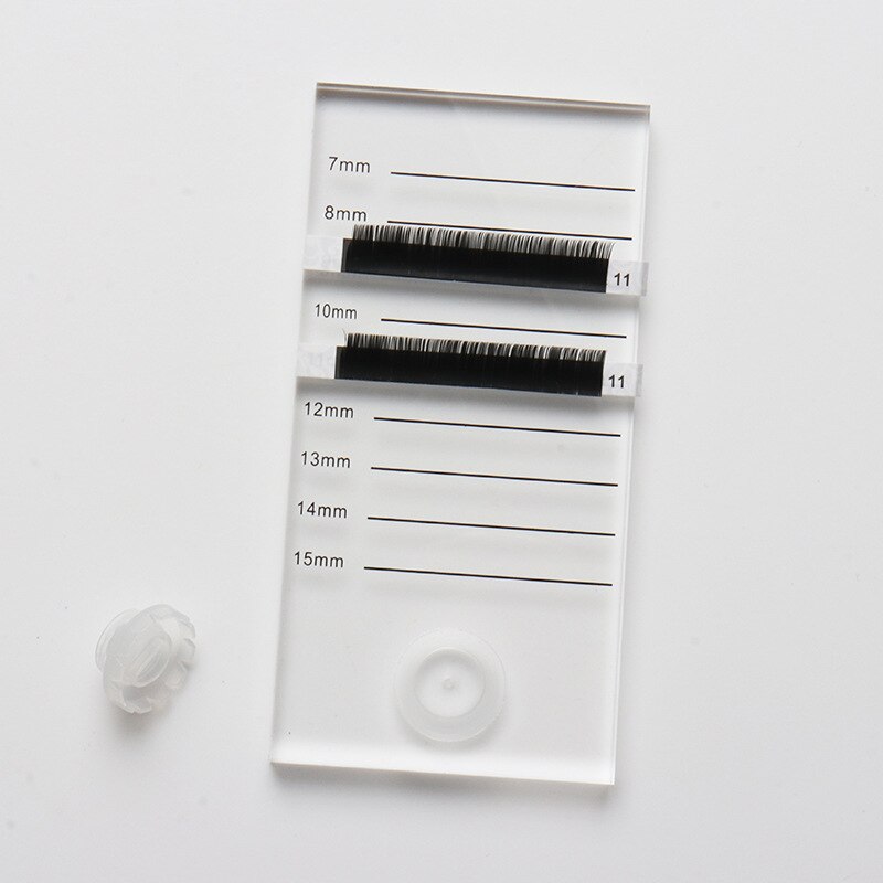 False Eyelash Extension Stand Pad Pallet Lashes Holder Lash Extension Supplies With Tick Mark Blossom Cup Lash Extension Tools