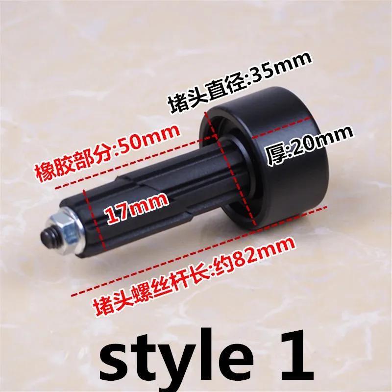 Manopole universali per manubrio moto da 22 mm Estremità Pesi per estremità manubrio per CG125 GS125 125CC