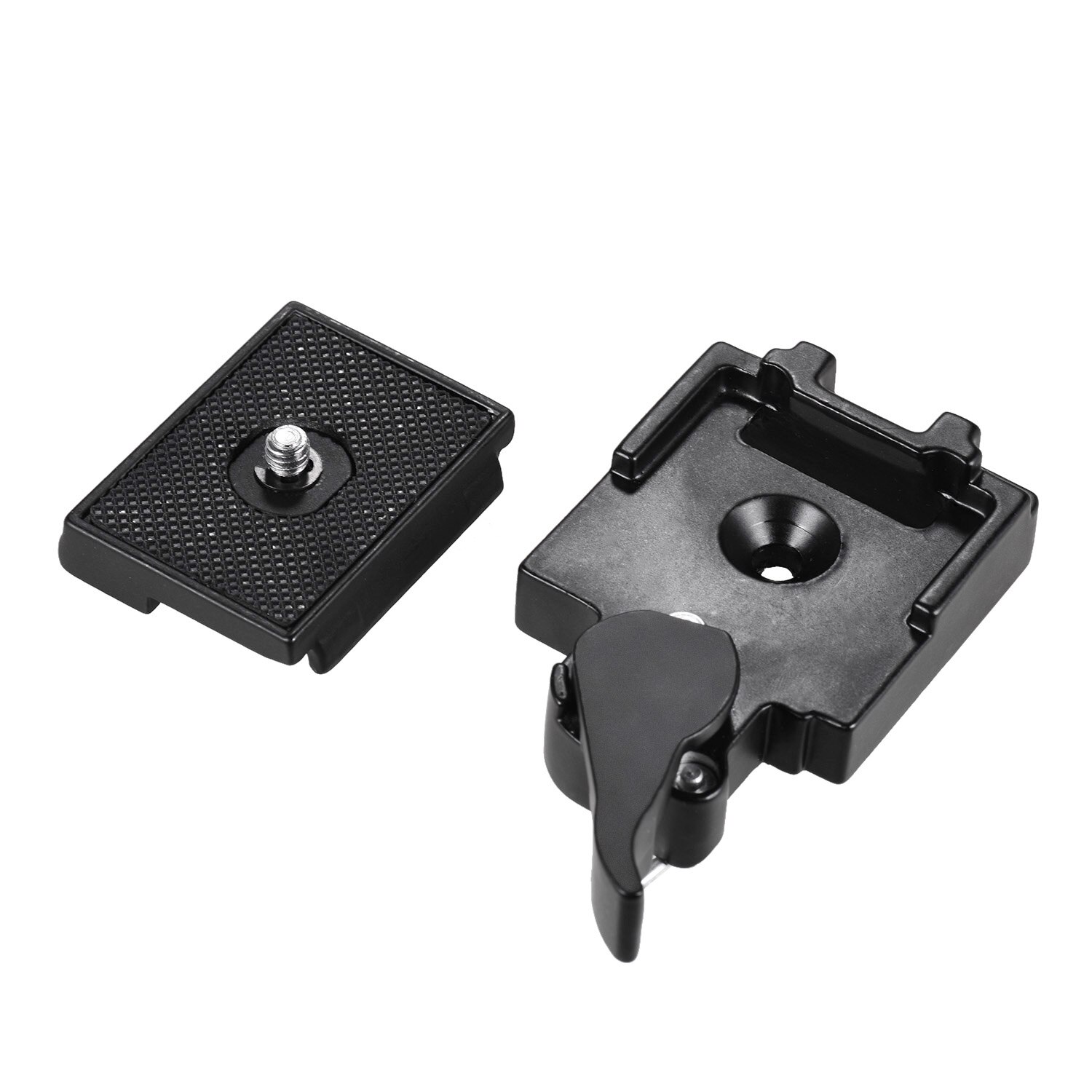 Andoer schnell Freisetzung Platte QR Platte Adapter Aluminium Legierung mit 1/4 Zoll Schraube für DSLR Kamera Smartphone Stativ Einbeinstativ