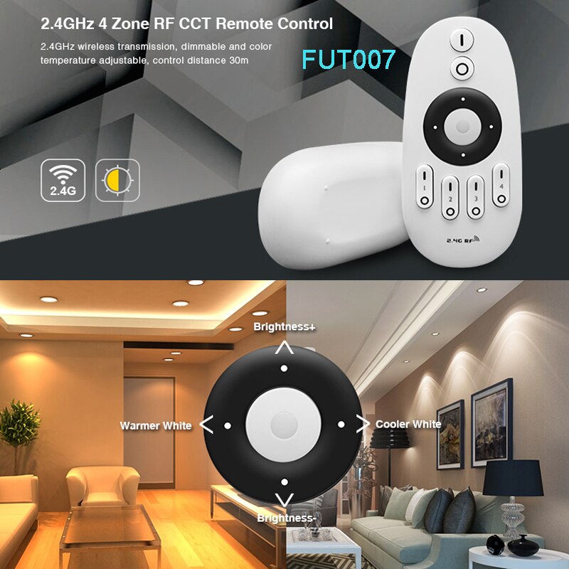 Miboxer 220v pl2 40w farvetemperatur led panel lys driver 2.4g cct smart panel fjernbetjening  b2/t2/ fut 091/ fut 006/ fut 007