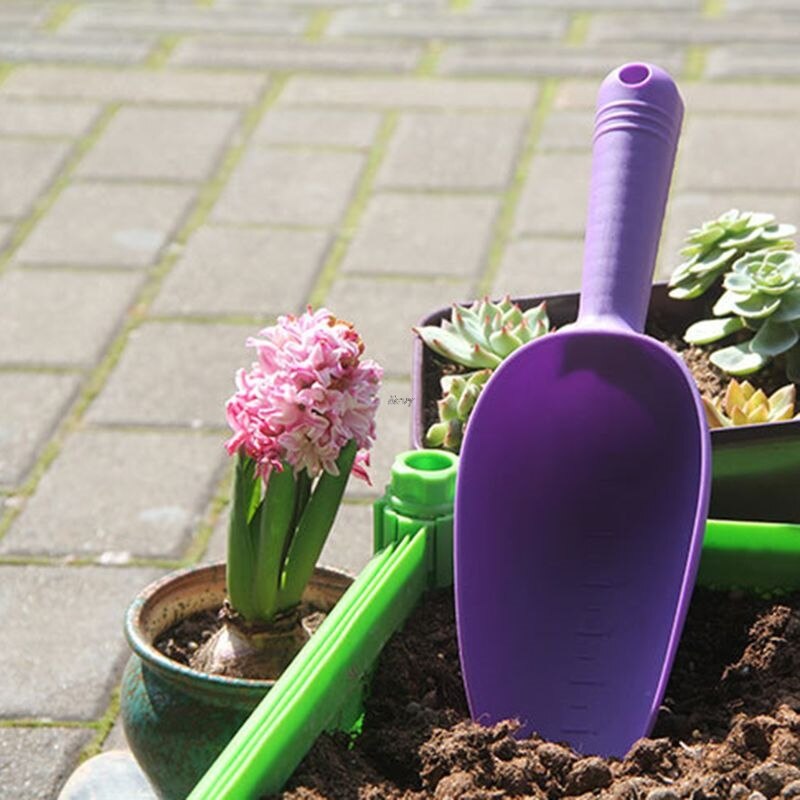 Hjem havearbejde værktøj plast løs jord spade plante skovle blomster grøntsagsplantning ukrudtssåning robust robust skridsikkert håndtag