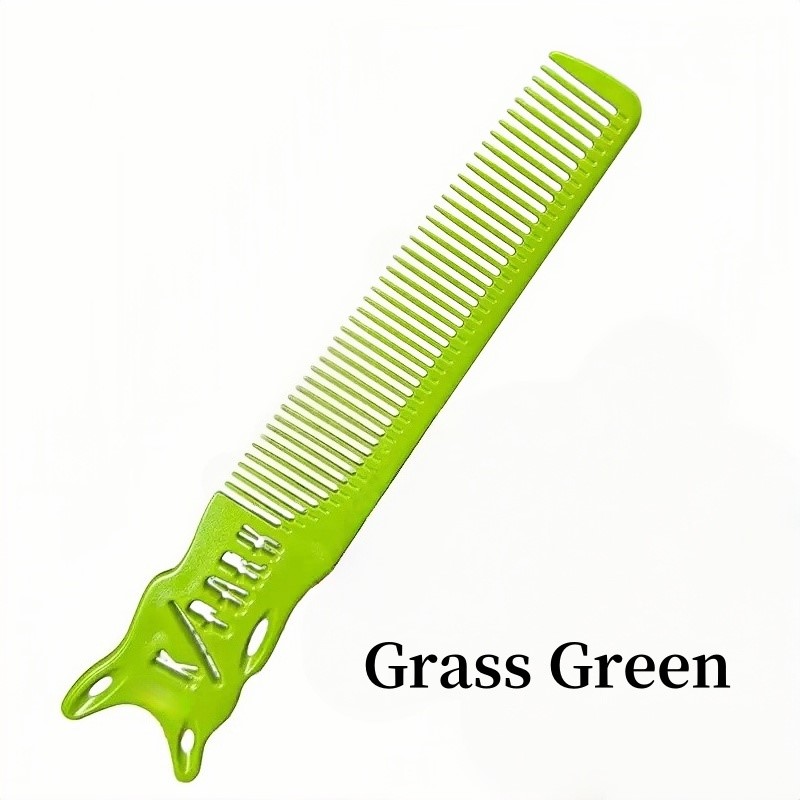 Kolorowe grzebienie z krawędzią robić strzyżenia włosów, fryzjerskie grzebienie robić strzyżenia na płasko dla mężczyzn, profesjonalne grzebienie robić strzyżenia włosów, szczotki fryzjerskie, narzędzia robić stylizacji włosów w salonie fryzjerskim.: SZARY