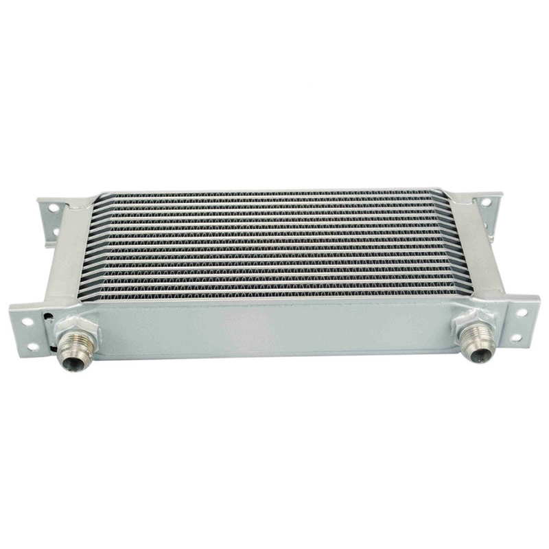 British Type 16-Row Oil Cooler / AN10 Car Fuel System Cooler 25 Layers