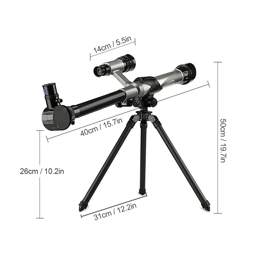 Kids Telescopes Educational Science Astronomy Telescope Children Beginners Telescope Tripod Eyepieces Compass Finderscope