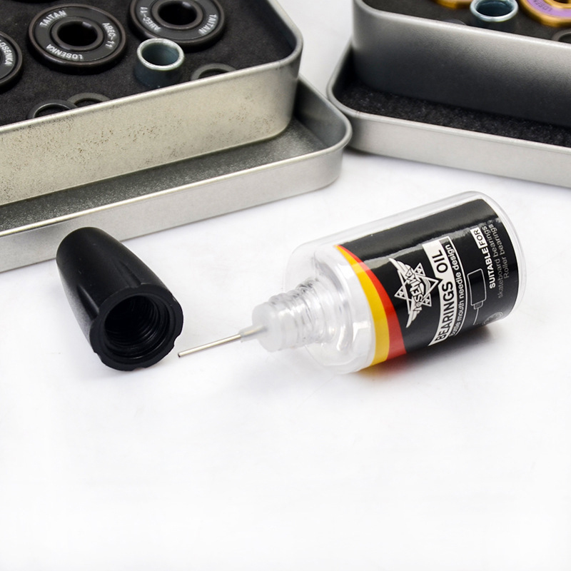 1 botella de aceite lubricante para reparación de rodamientos de monopatín, 20ml, aceite lubricante para patines, tabla de deriva
