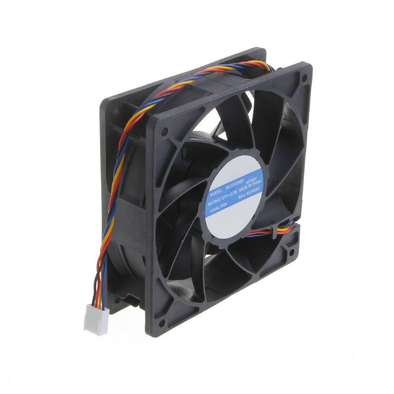 AFR001 SG121238BS Cooling Fan PWM 4P 12V 2.7A Server Cooling Fan 120mm 120x120x38mm 6000 rpm for Bitcoin Miner