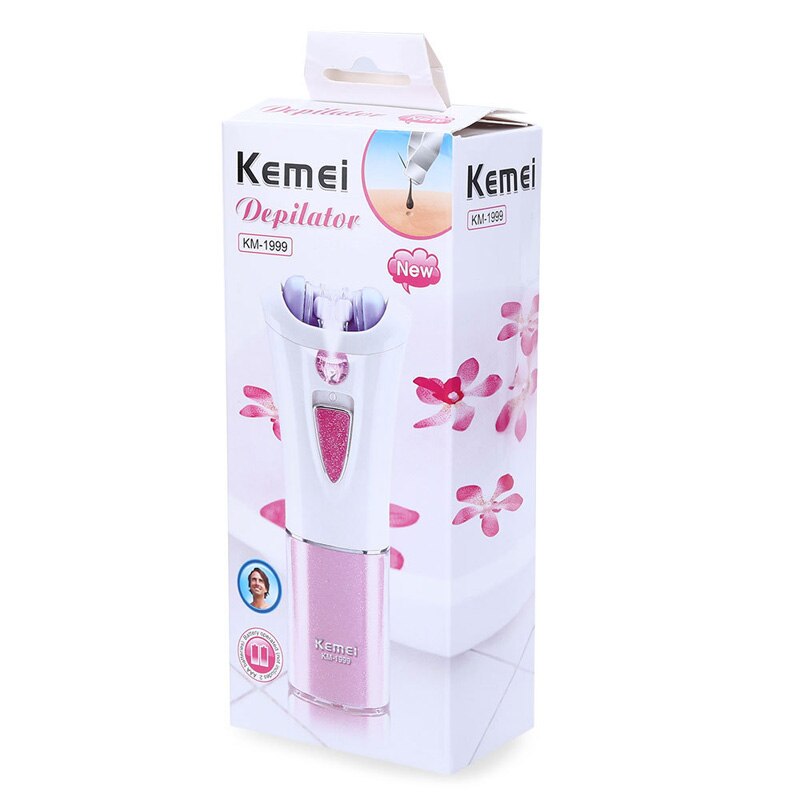 Kemei Electric Epilator Women Hair Removal Painless for Battery Shaving Machine Trimmer Facial Bikini Cordless Body F30: Default Title