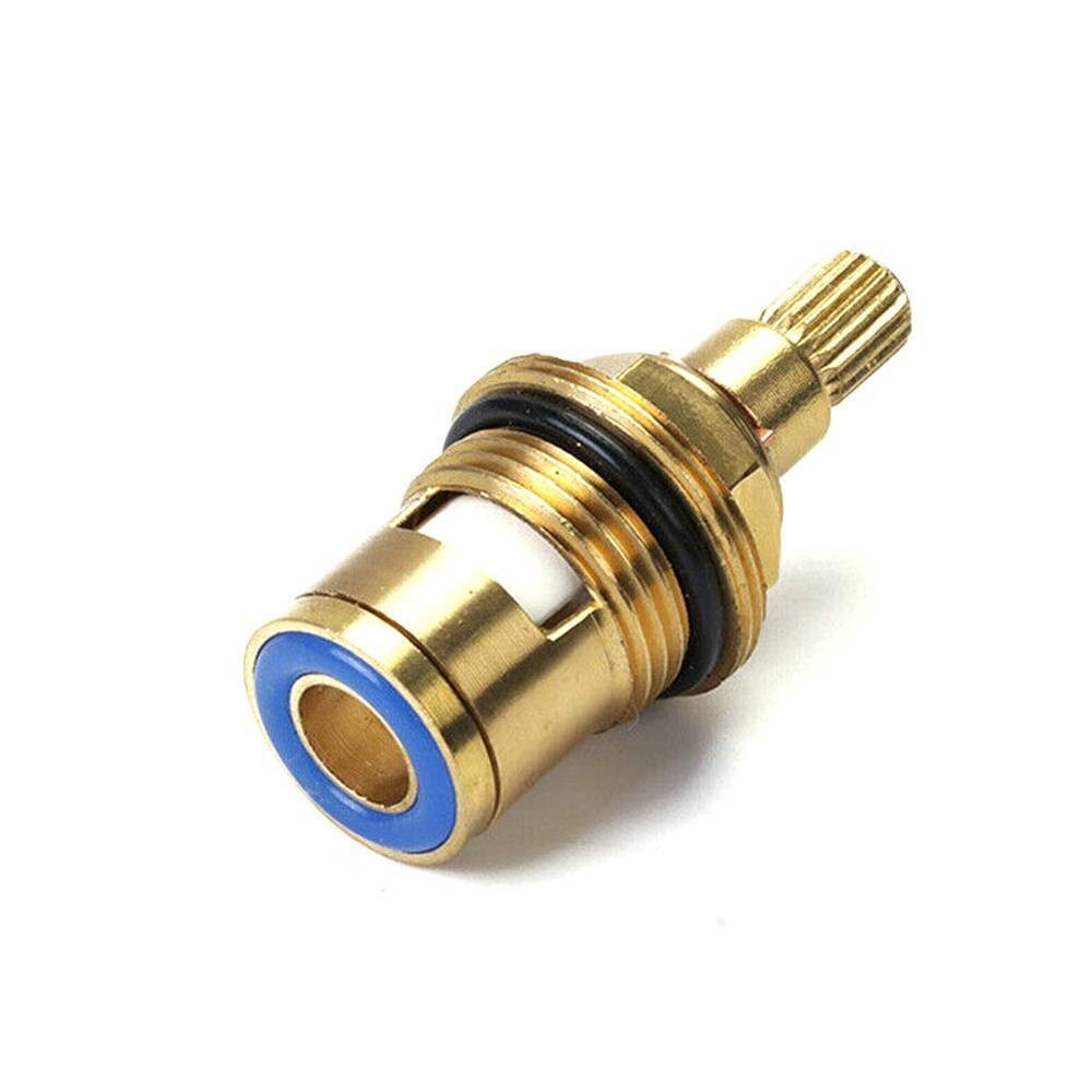 1 Pair Replacement Valves Ceramic Tap Valve For Bathroom Accessories Cartridges Thread 20 1/2 Hardware Teeth Faucet E7H9