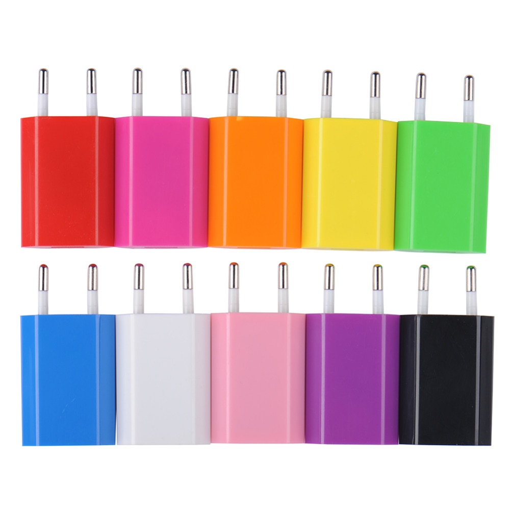 Oplader voor telefoon oplader usb eu wandlader stekker 5v ac micro usb stroomadapter voor iphone samsung android telefoon adapter usb