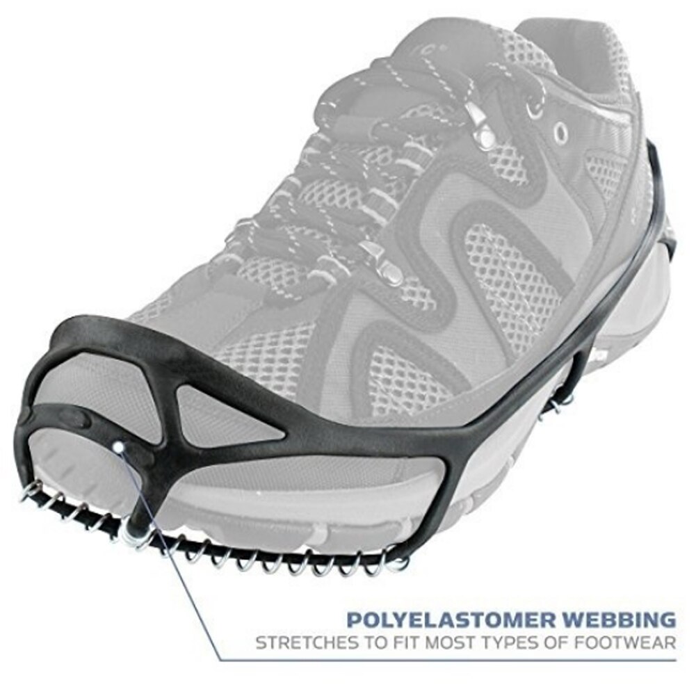 1Pair Outdoor Sports Ice Snow Gripper Shoe Cover Non-slip Crampons Ice Grip Walk Traction Cleats Ice Gripper Cover Crampons шипы