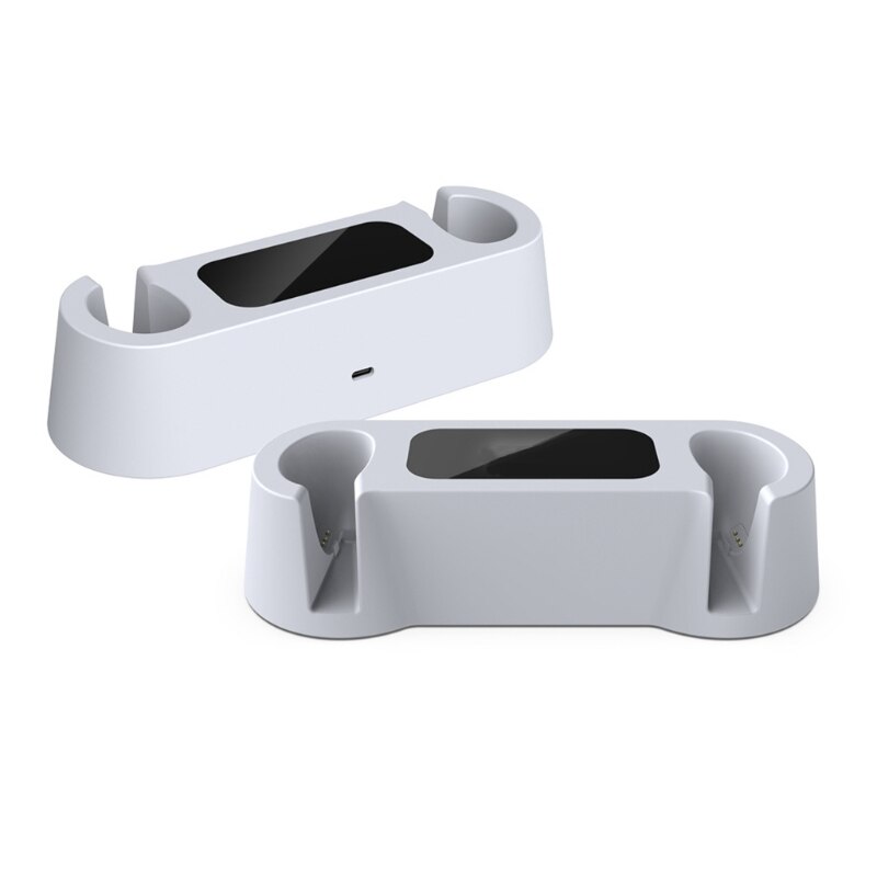 K3nb freihändige ladestationen, 1 set für oculus quest, 2 brillenhalterungen, ladebasis mit zwei akkus (links und rechts).