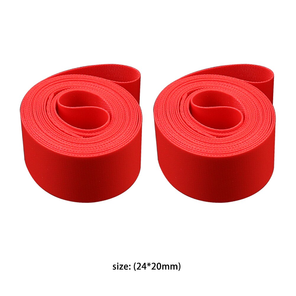 Cintas de llanta antiperforación de PVC, Protector de tubo de banda de revestimiento plegable para bicicleta de montaña y carretera, Premium, 2 uds.