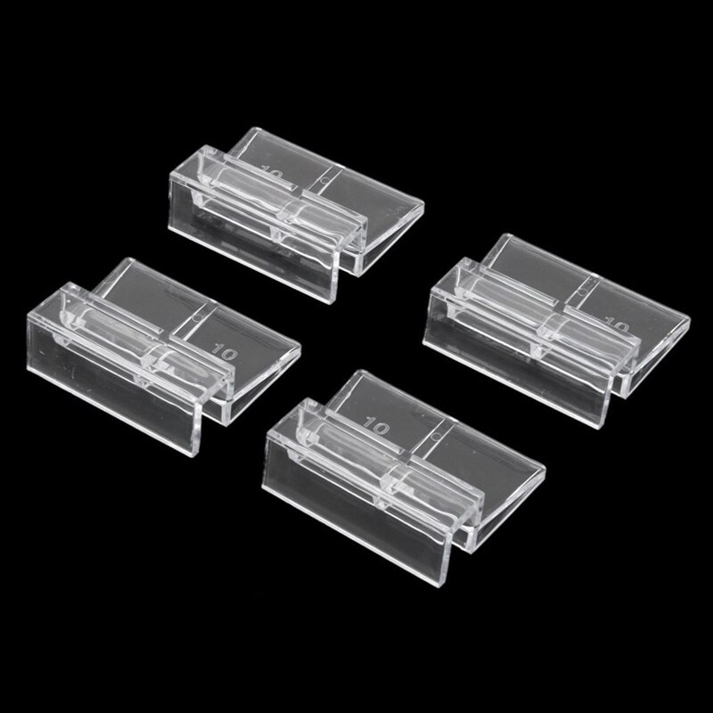 4 Uds. De soporte de tapa de cristal acrílico para, para acuario, pecera, 10mm