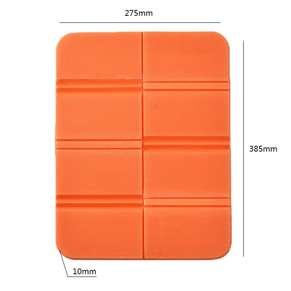 Outdoor Camping Picknick Zitten Mat Opvouwbare Draagbare Kussen Xpe Ultralight Picknick Mat Voor Camping Wandelen Outdoor Diner Picknick: Orange