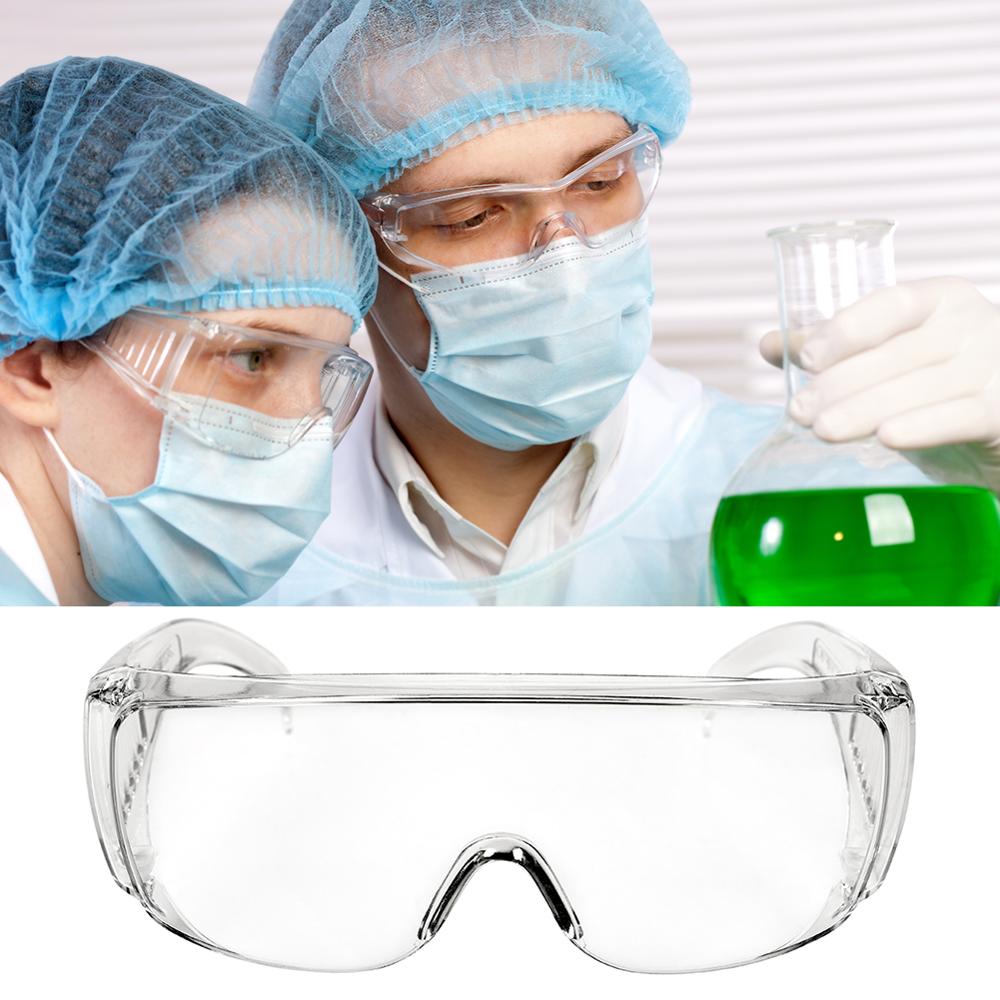 Adults Anti-virus Safety Goggles Eyes Protection Work Lab Anti Fog Splash-proof Eyewear Glasses Clear Goggles Kitchen Tools