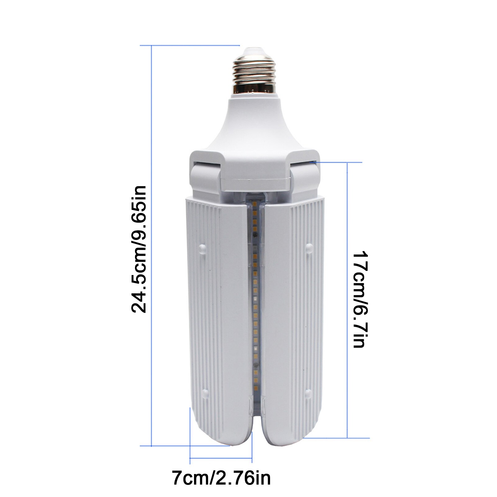 LED Plant Growth Light Foldable Full-spectrum Three-four-head Waterproof Plant Growth Light Indoor Light Source