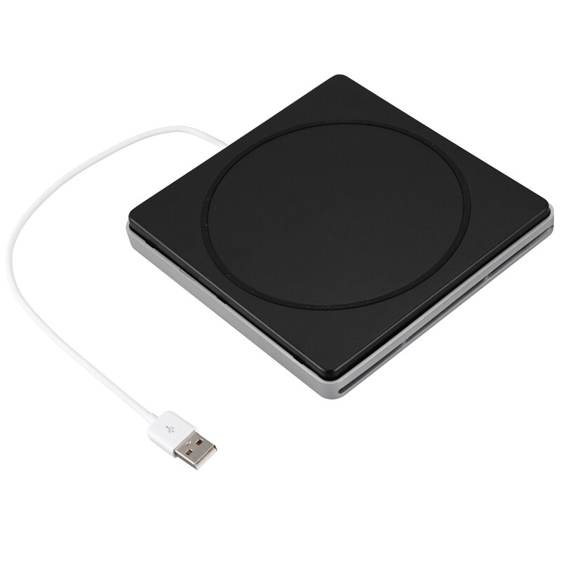 Lecteur de graveur de lecteur de lecteur de CD DVD ROM USB 2.0 Portable Ultra mince externe pour IMac// Air/Pro Lapto: Default Title