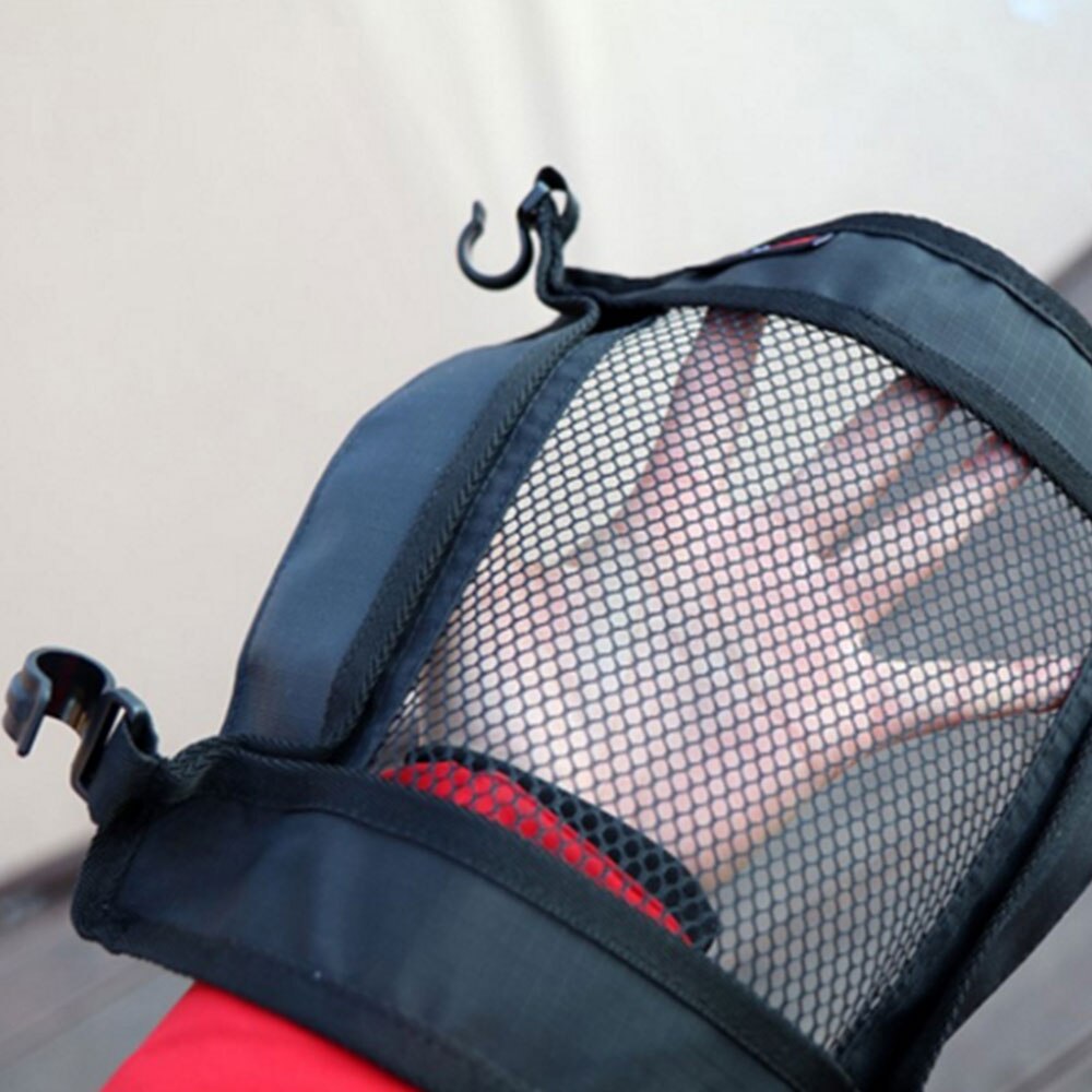 Utendørs sammenleggbart bord oppbevaring hengende kurv piknikbord oppbevaringsstativ campingoppbevaring hengende bag sorteringsnettingspose