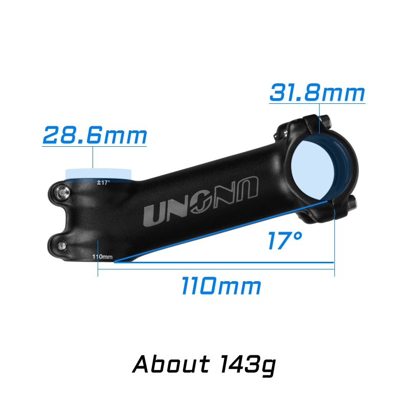 Ultralet cykel frempind 7 17 grader mtb landevejscykel frempind 31.8mm 60/70/80/90/100/110/120/130mm mountain mtb cykel power dele