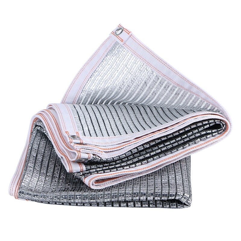 75% Shading Kas Reflecterende Zonnescherm Netto Outdoor Tuin Aluminiumfolie Ademend Bloemen Beschermende Luifels
