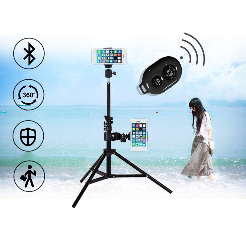 phone Fill Light stand For Makeup Video Live Studio Selfie Tripod Fill Light mobile holder