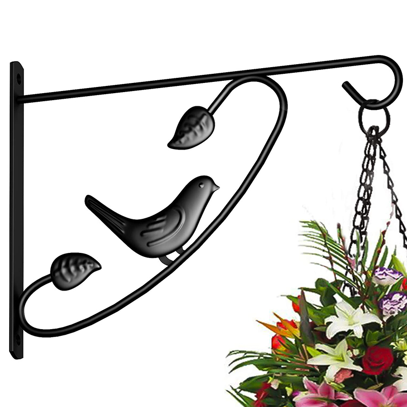 4- pack plantenstandaardhanger 12 inch hangende bloemengroef haakmand bloemenmand vogelvoederhaak